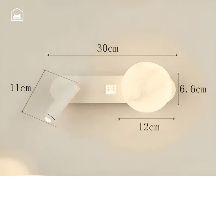 Wall lamp in luxury design – Elegant & minimalistic | Ideal for living room, hallway & as bedside lighting | Stornfield