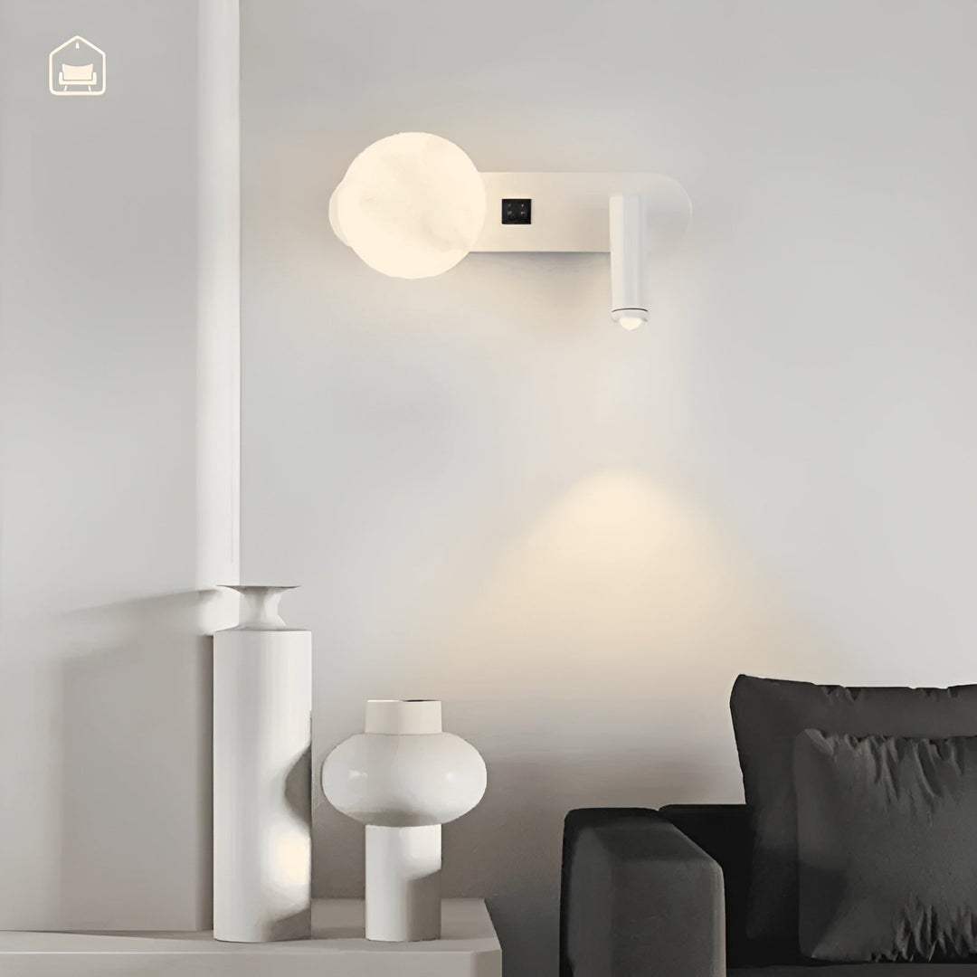 Wall lamp in luxury design – Elegant & minimalistic | Ideal for living room, hallway & as bedside lighting | Stornfield