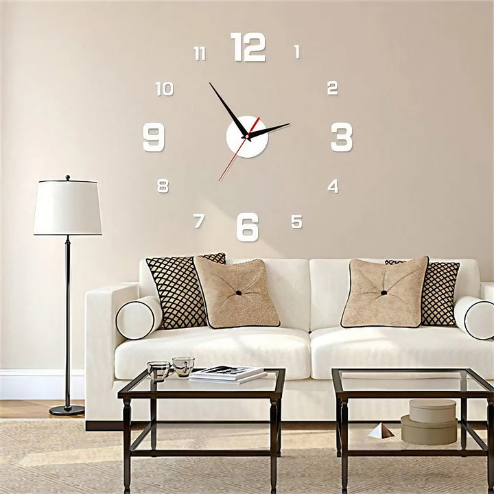 Stornfield | 3D-LED Wall Clock – DIY Frameless Design