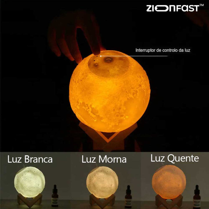 Stornfield | Humidifier and 3D Moon Lamp - Zion™