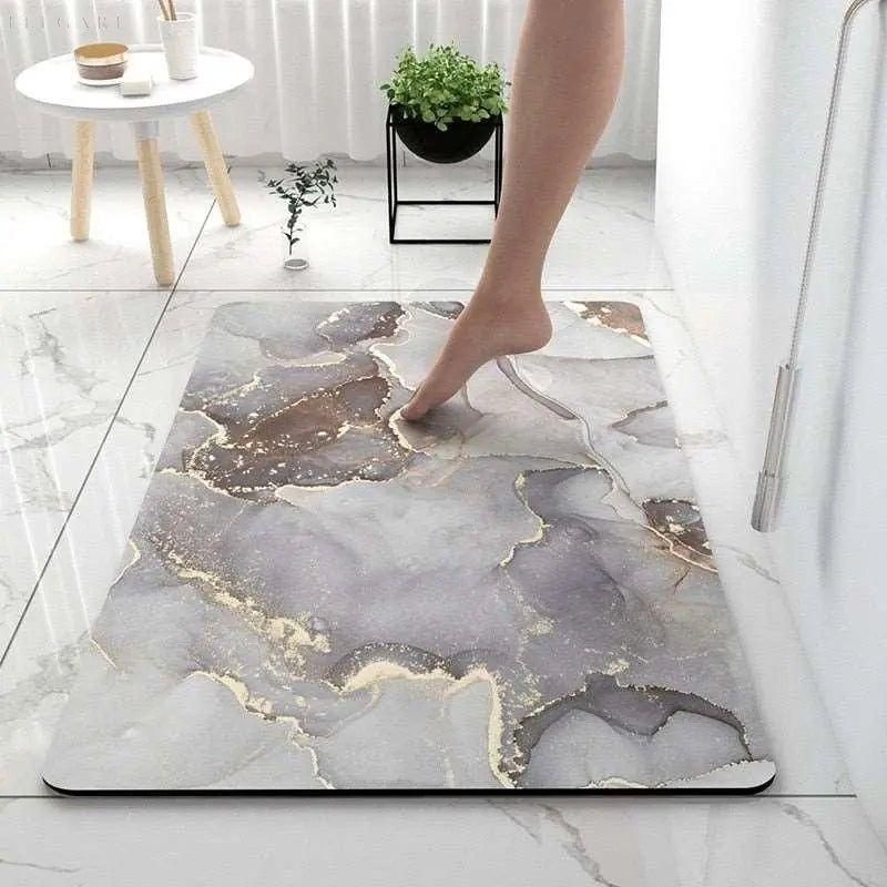 Luxurious non-slip marble mat - Enriches your interior with exclusive comfort and safety | Stornfield