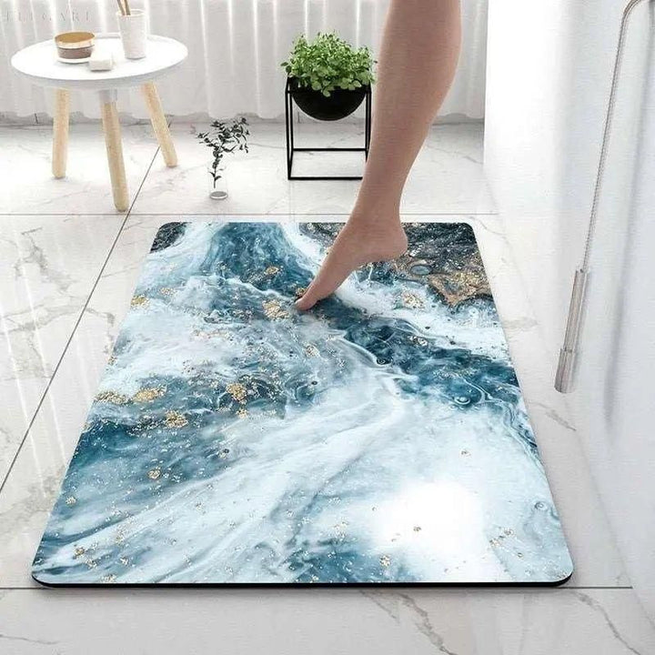Luxurious non-slip marble mat - Enriches your interior with exclusive comfort and safety | Stornfield