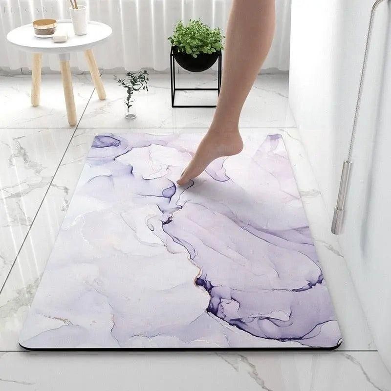 Luxurious non-slip marble mat - Enriches your interior with exclusive comfort and safety | Stornfield