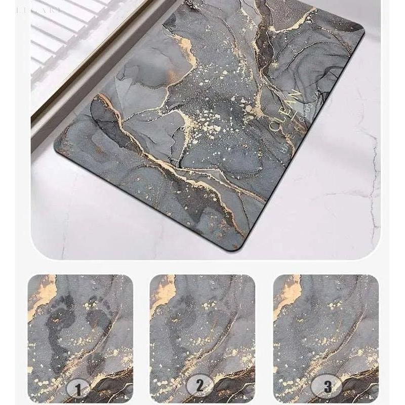 Luxurious non-slip marble mat - Enriches your interior with exclusive comfort and safety | Stornfield