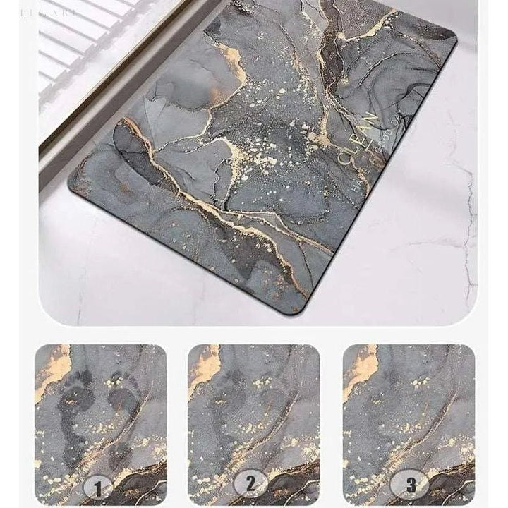 Luxurious non-slip marble mat - Enriches your interior with exclusive comfort and safety | Stornfield