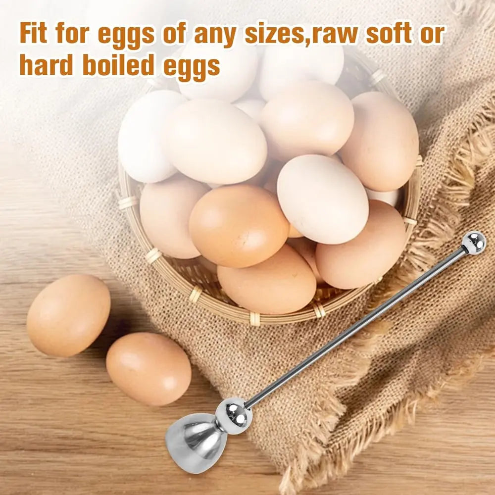 Stornfield | Luxurious Egg Opener made of Stainless Steel – Perfect for Breakfast Eggs & Soft Boiled Eggs