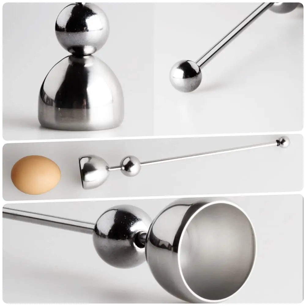 Stornfield | Luxurious Egg Opener made of Stainless Steel – Perfect for Breakfast Eggs & Soft Boiled Eggs