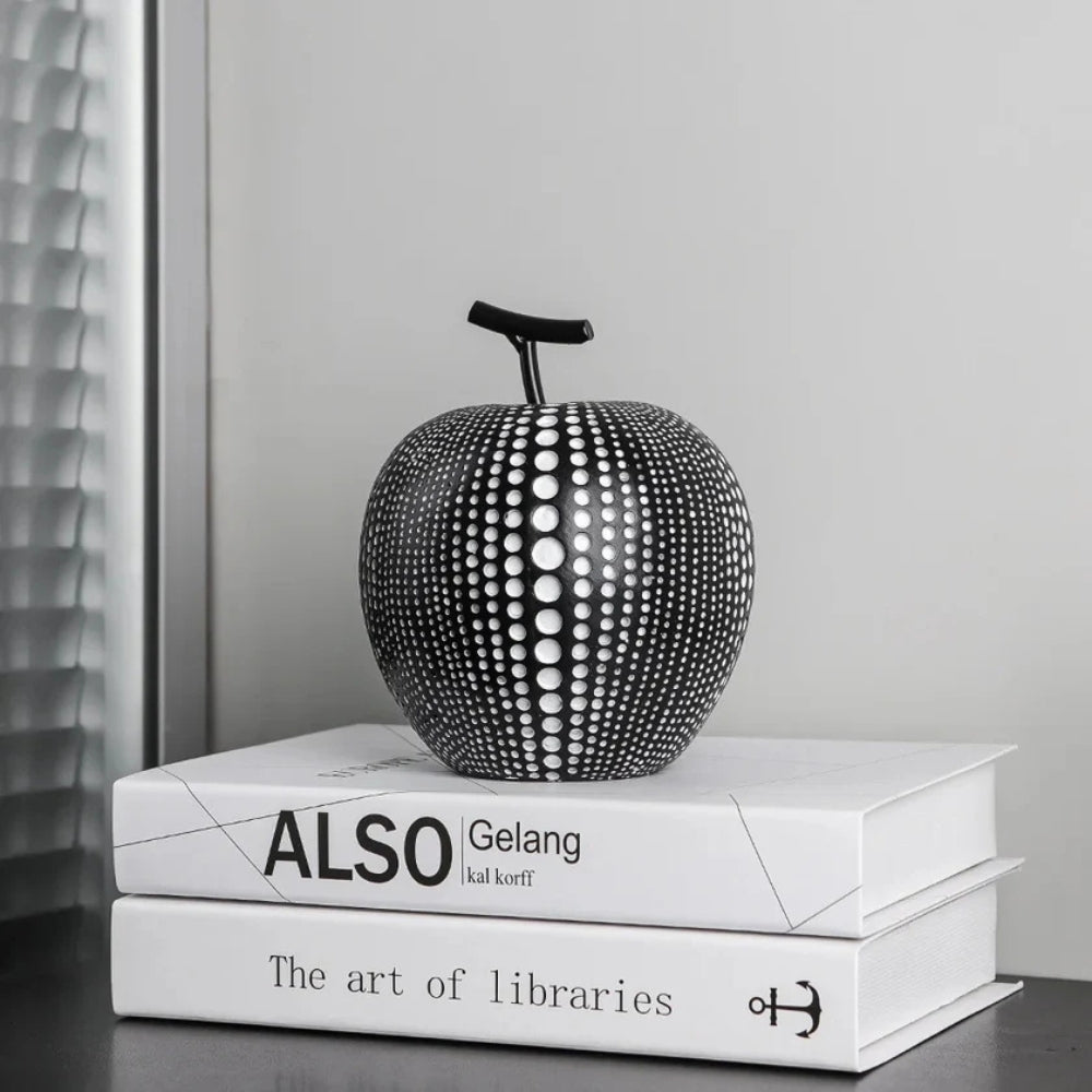 Dot Pattern Apple Sculpture | Stornfield