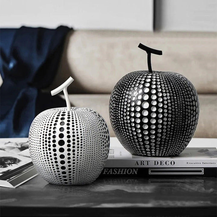 Dot Pattern Apple Sculpture | Stornfield
