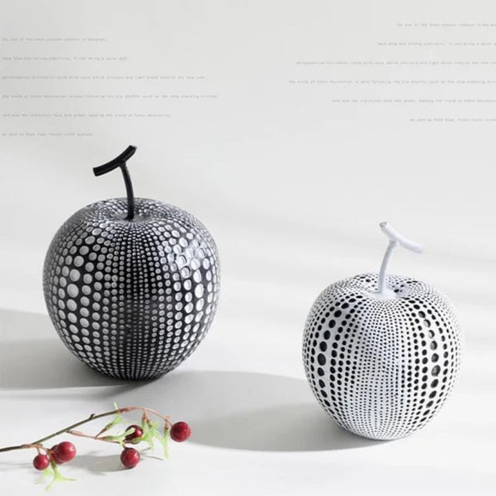 Dot Pattern Apple Sculpture | Stornfield