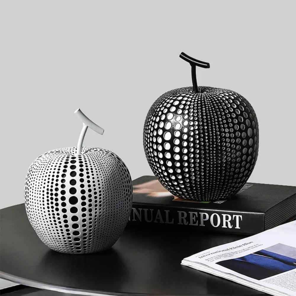 Dot Pattern Apple Sculpture | Stornfield