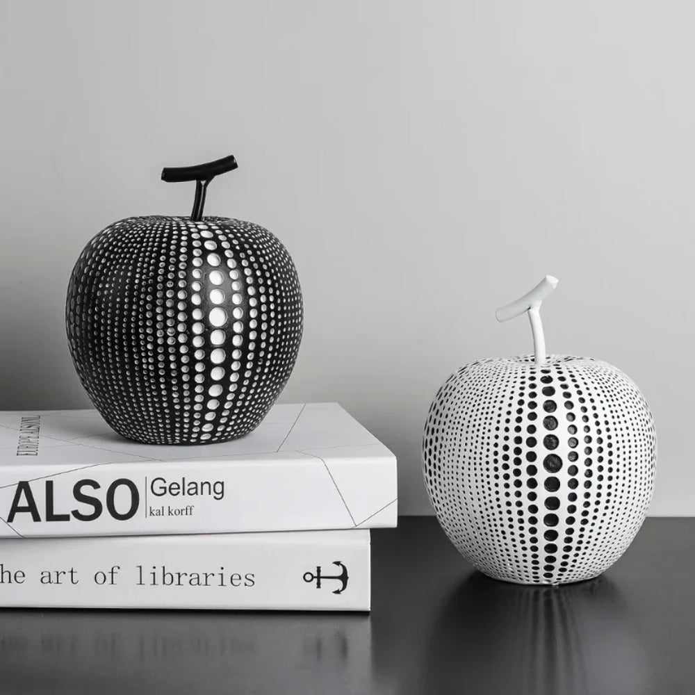 Dot Pattern Apple Sculpture | Stornfield
