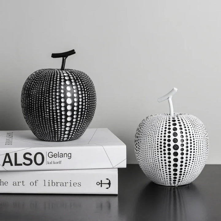 Dot Pattern Apple Sculpture | Stornfield