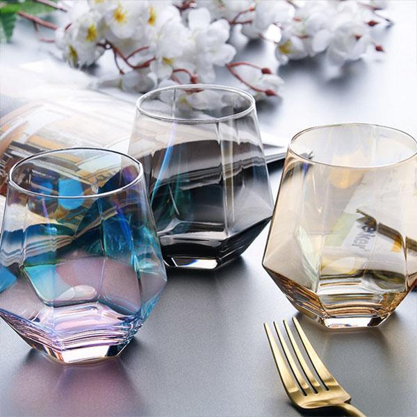 Luxury Diamond Shaped Jug and Drinking Glasses Set | Stornfield