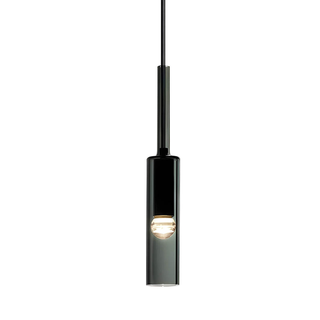 Pendant light made of smoked glass – Elegant design with sparkling light effects | Perfect for living room | Stornfield
