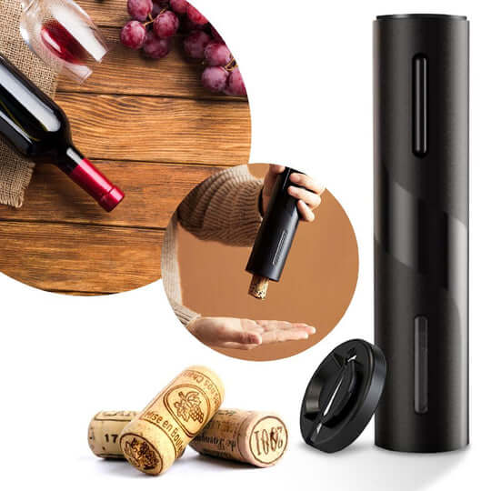 Effortless cork removal bin