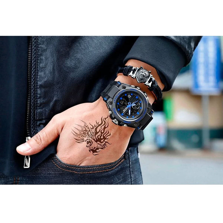 Stornfield | Men’s Military Watch with Analog Digital Display and Features