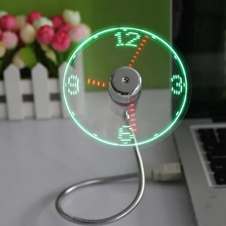 Flexible Cooling Clock Fan | Stornfield