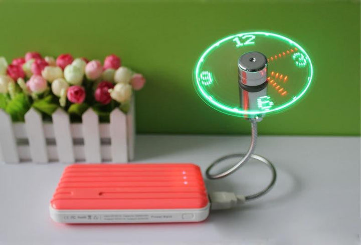 Flexible Cooling Clock Fan | Stornfield