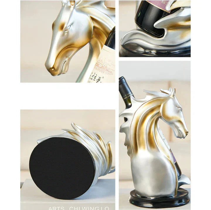 Stornfield | SteedCellar - Elegant horse wine rack