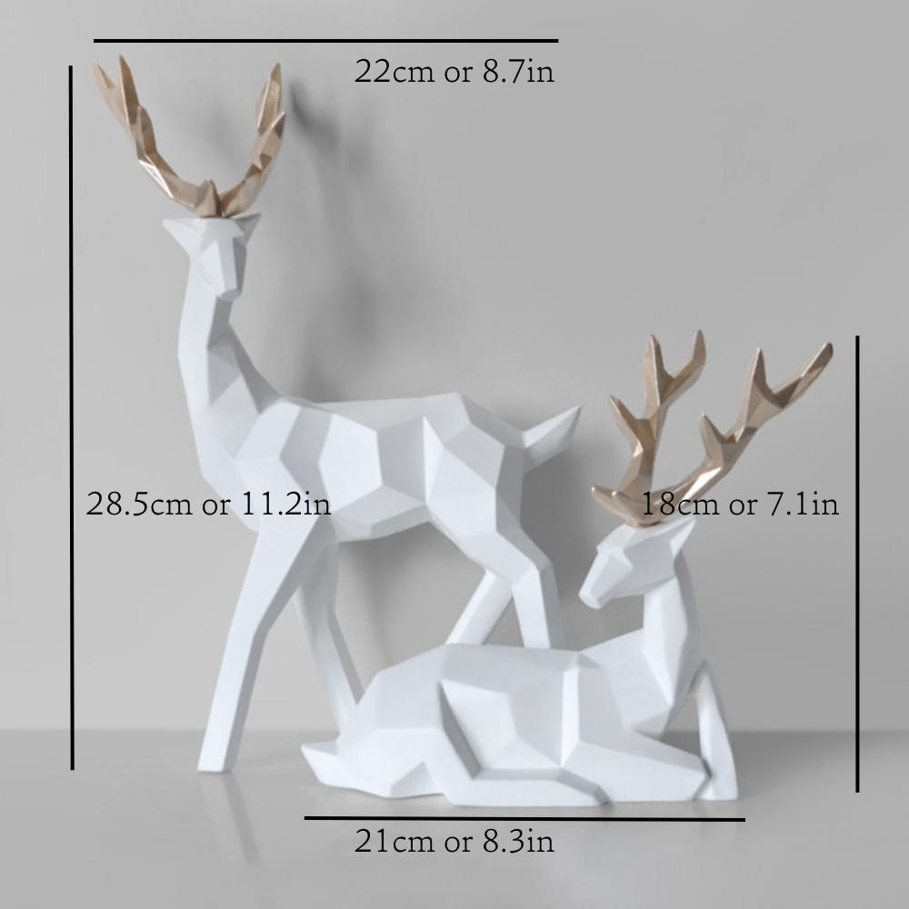 Stornfield | Geometric Deer Statue