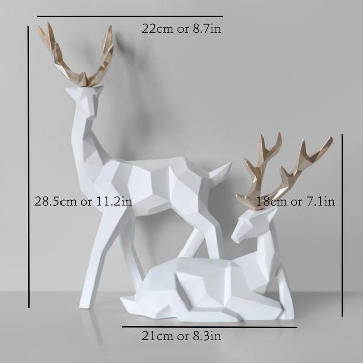 Stornfield | Geometric Deer Statue