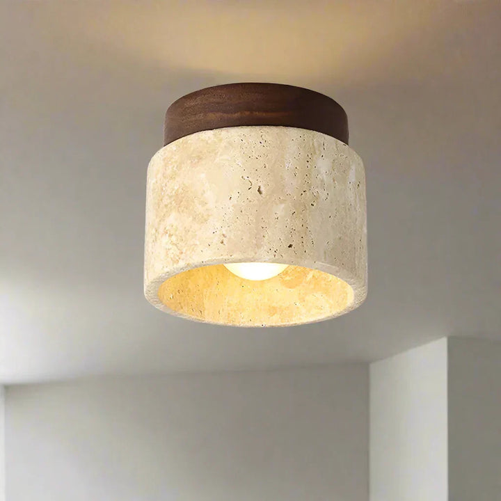 Japanese Creative Cream Style Ceiling Lamp | Stornfield