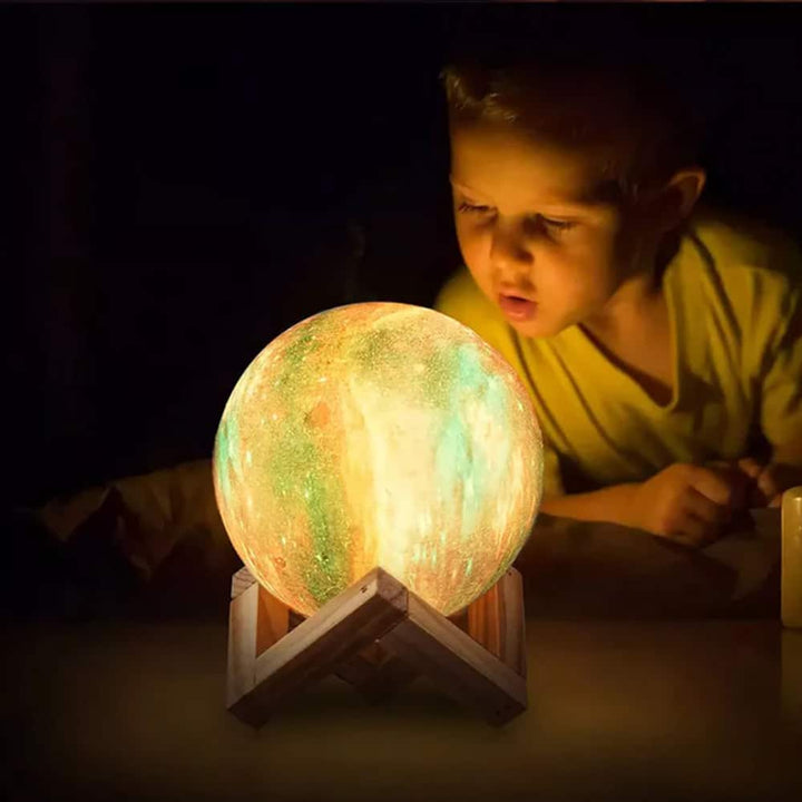 Moon lamp -16 colors - LED - with touch function and remote control | Stornfield