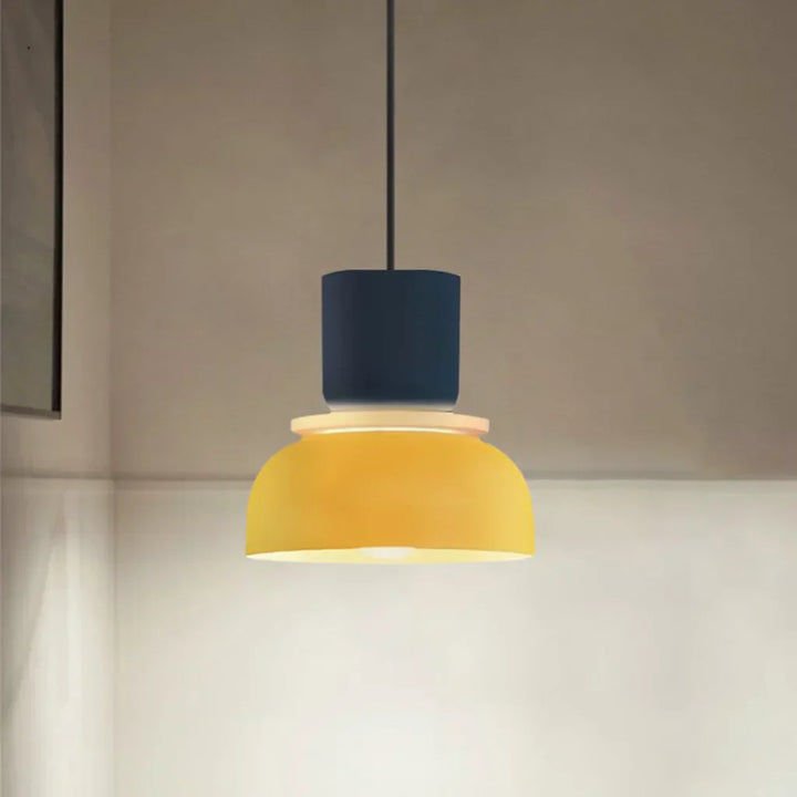 Stornfield | Nordic Color Block Pendant Light Fixture - Modern Hanging Lamp for Kitchen & Dining Room