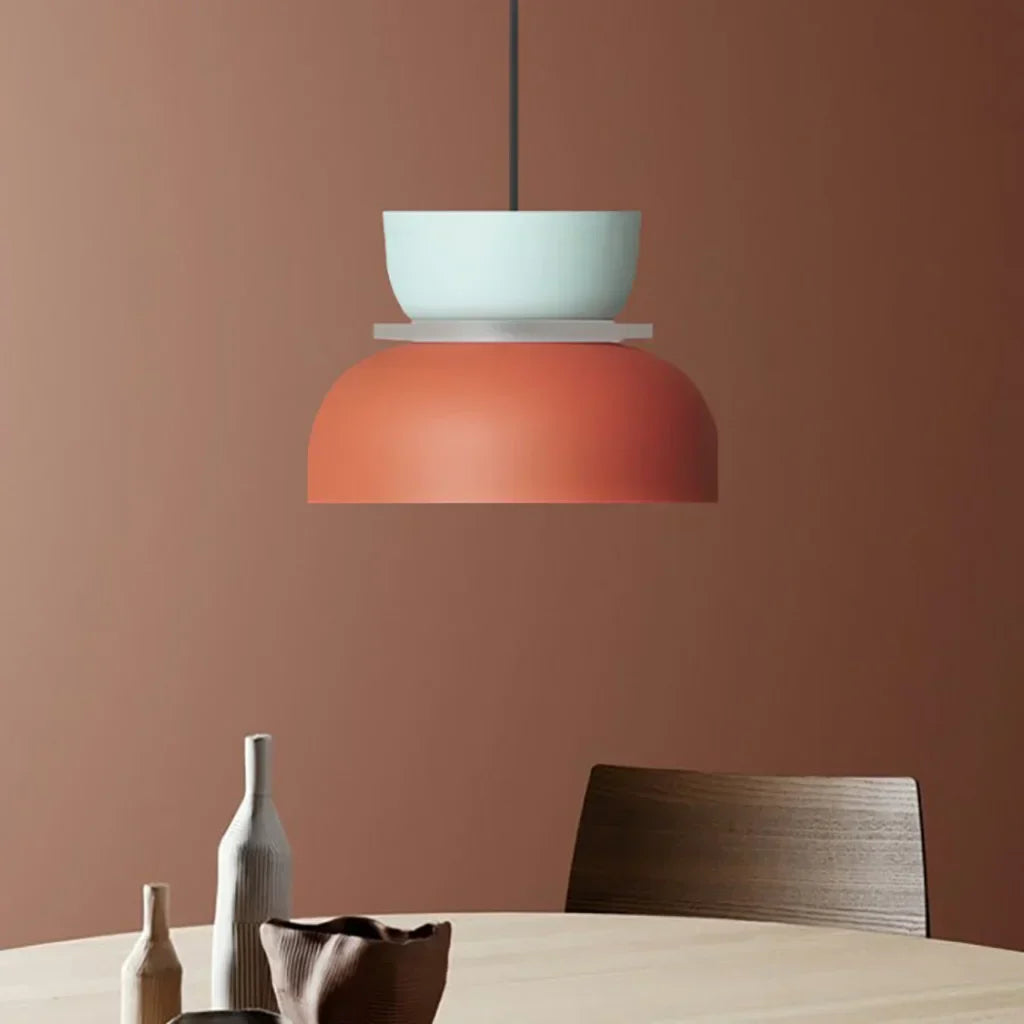 Stornfield | Nordic Color Block Pendant Light Fixture - Modern Hanging Lamp for Kitchen & Dining Room