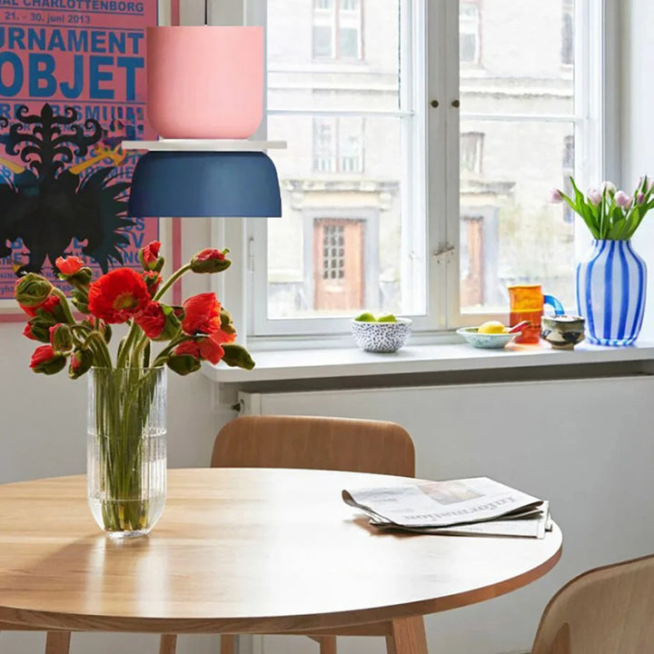 Stornfield | Nordic Color Block Pendant Light Fixture - Modern Hanging Lamp for Kitchen & Dining Room