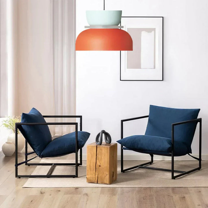 Stornfield | Nordic Color Block Pendant Light Fixture - Modern Hanging Lamp for Kitchen & Dining Room