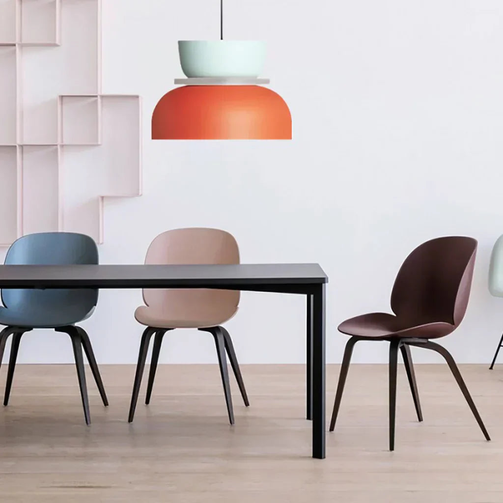 Stornfield | Nordic Color Block Pendant Light Fixture - Modern Hanging Lamp for Kitchen & Dining Room