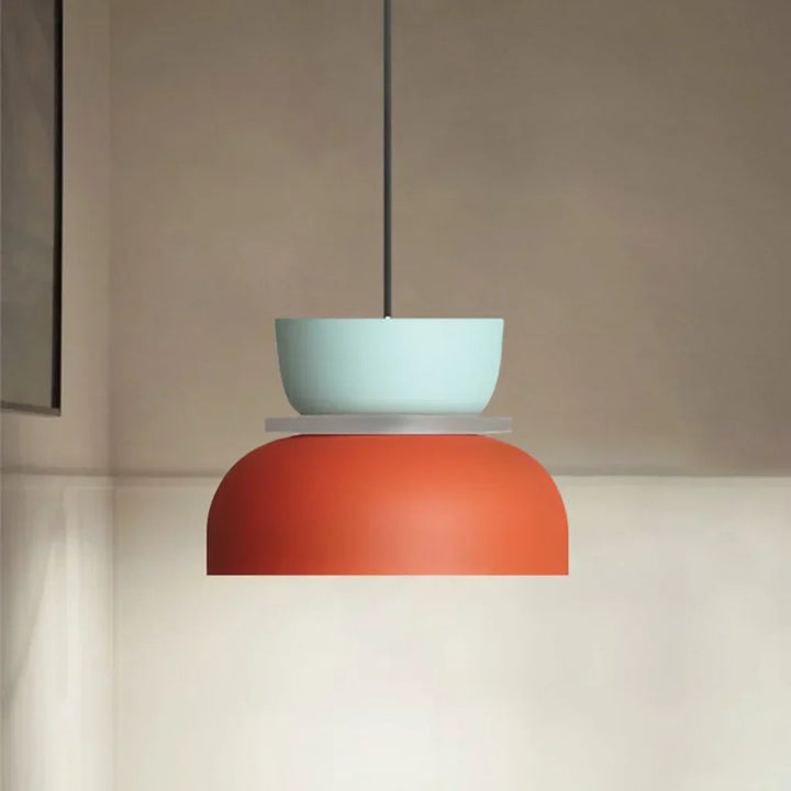 Stornfield | Nordic Color Block Pendant Light Fixture - Modern Hanging Lamp for Kitchen & Dining Room