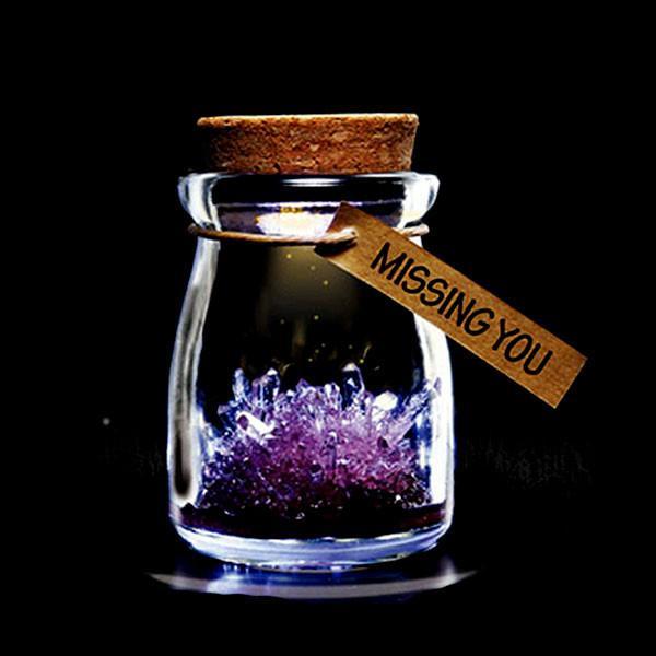 Magic Crystal Growing Jar Kit (Various Colors And Messages) | Stornfield