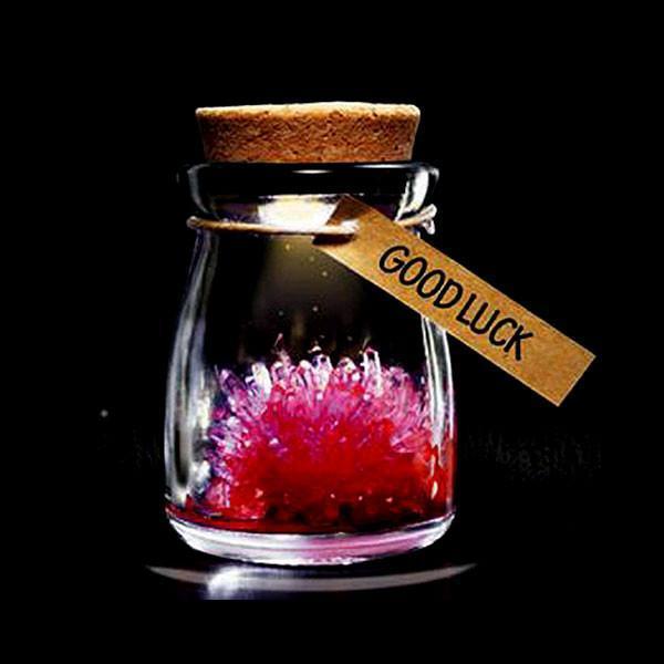 Magic Crystal Growing Jar Kit (Various Colors And Messages) | Stornfield