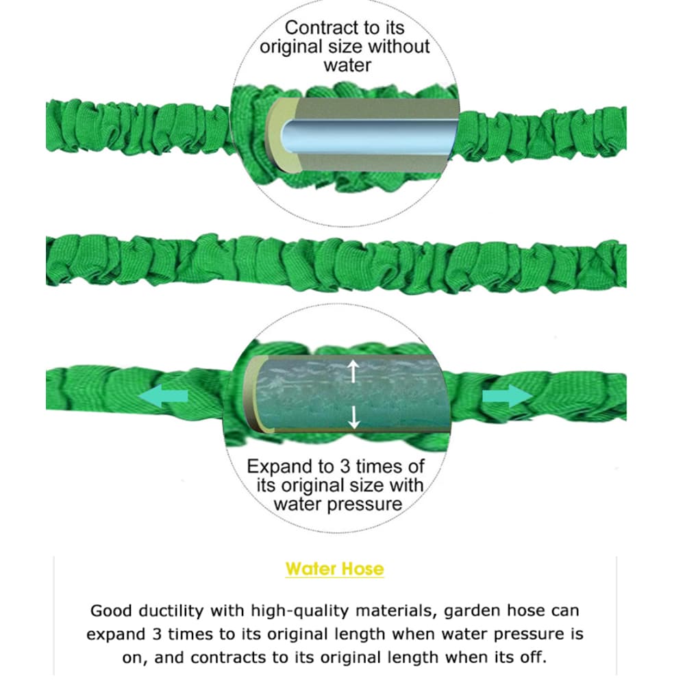 Magic Hose Flex Garden Hose / Water Hose - green or blue - various lengths - | Stornfield
