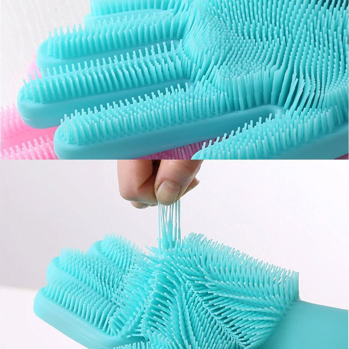 Magic Silicone Cleaning Gloves (in Pair) | Stornfield