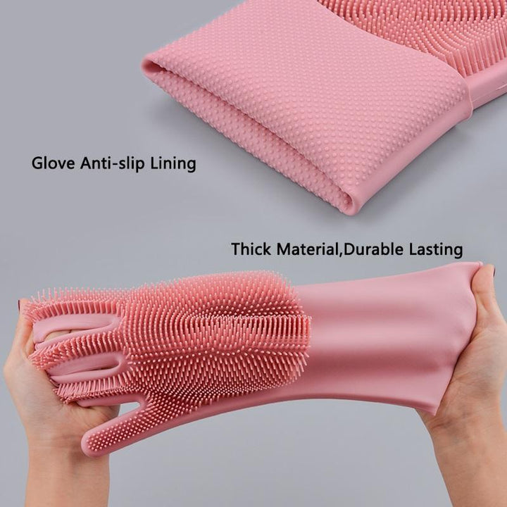 Magic Silicone Cleaning Gloves (in Pair) | Stornfield