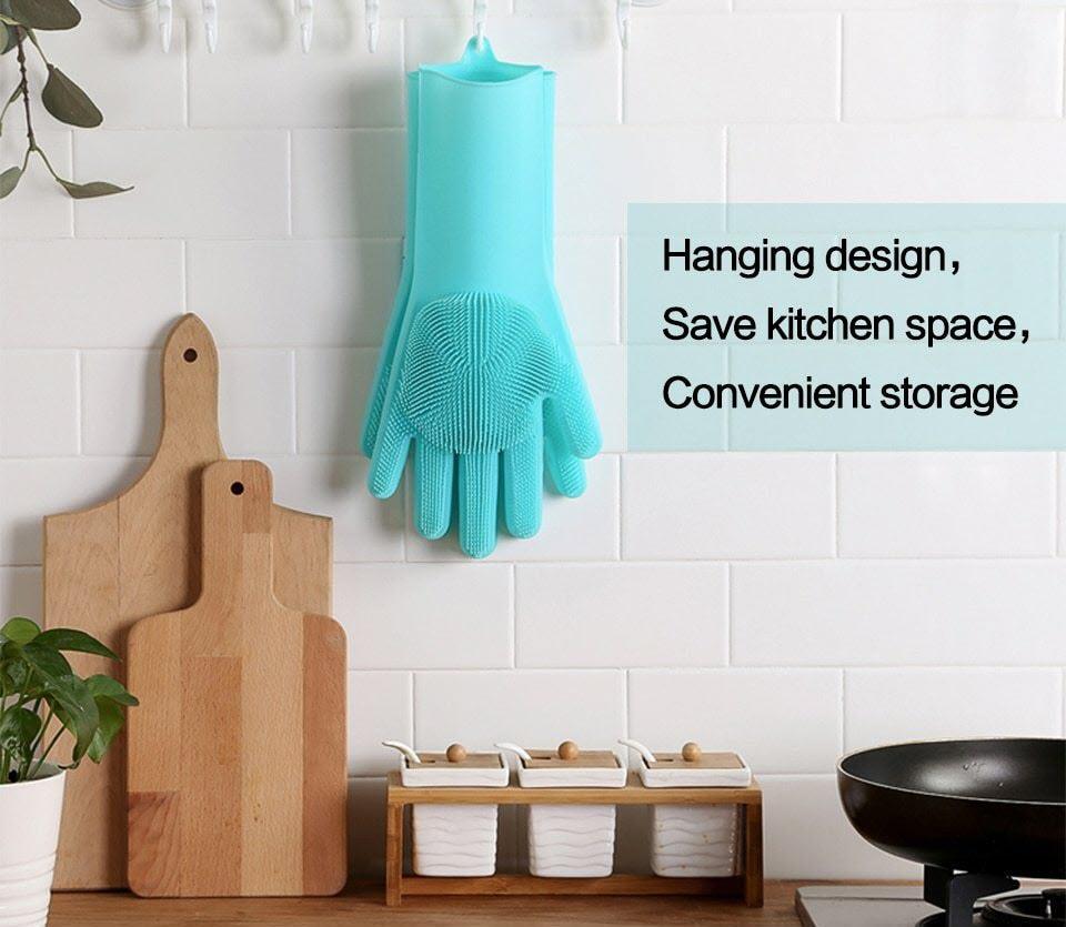 Magic Silicone Cleaning Gloves (in Pair) | Stornfield