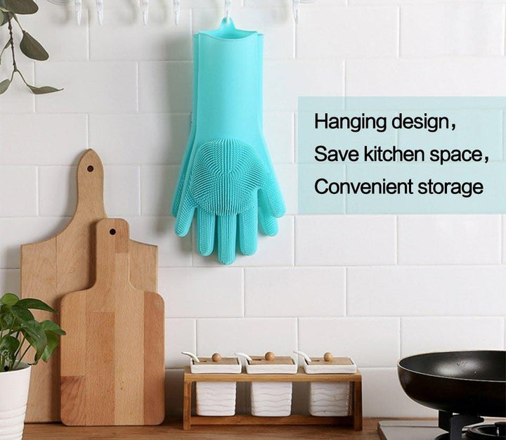 Magic Silicone Cleaning Gloves (in Pair) | Stornfield