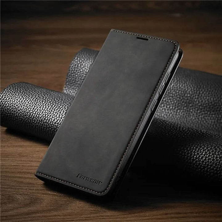 Stornfield | Magnetic Leather iPhone Case with Shock Protection