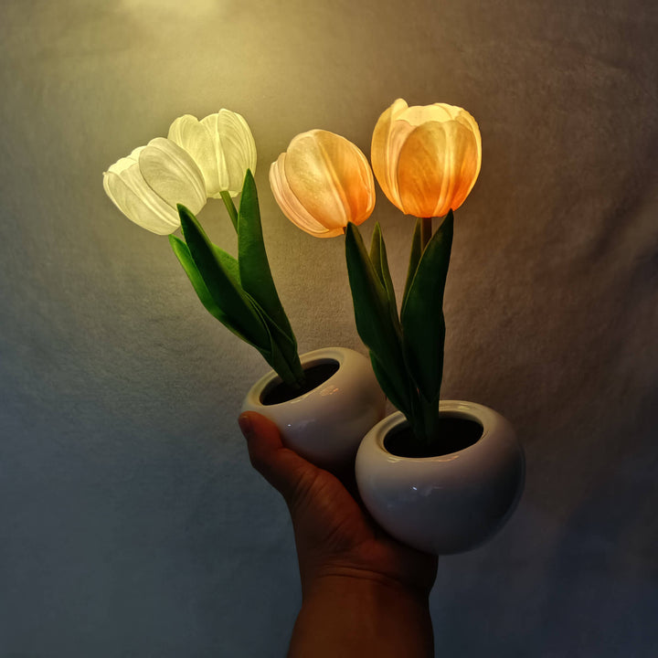 Stornfield | LED Table Lamp Night Tulip Peony Creative Modern Simulation