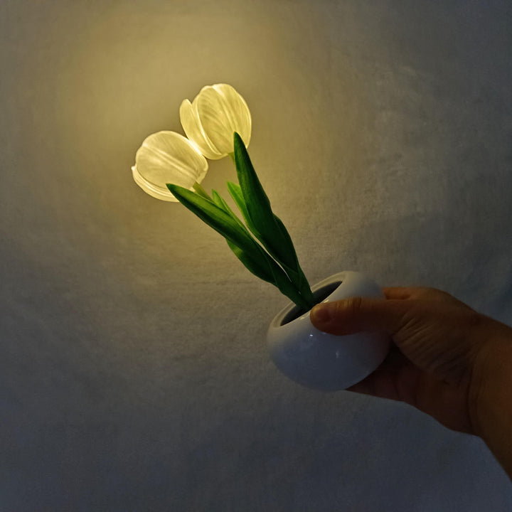 Stornfield | LED Table Lamp Night Tulip Peony Creative Modern Simulation
