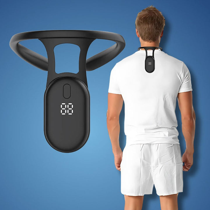 Stornfield | Cervical Spine Traction Neck Support for Posture Correction | Adjustable Neck and Back Posture Corrector | Spine Alignment and Relief | Real Time feedback