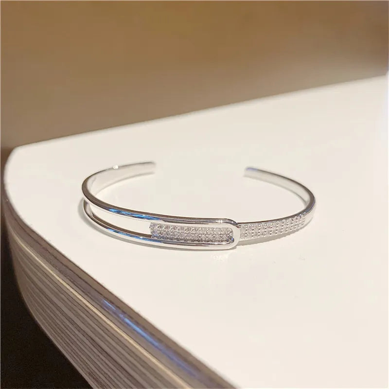Stornfield | 925 Sterling Silver Open Zirconia Bracelet