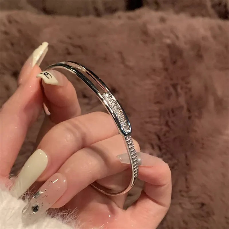 Stornfield | 925 Sterling Silver Open Zirconia Bracelet