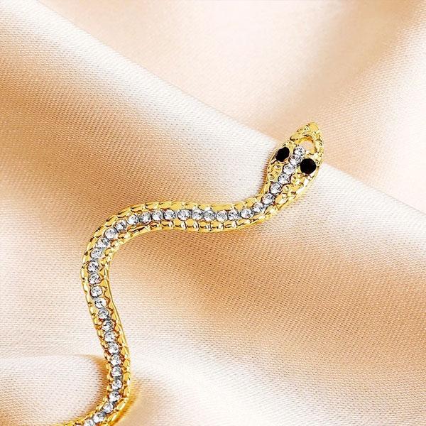 Medusa Hanging Snake Earring | Stornfield