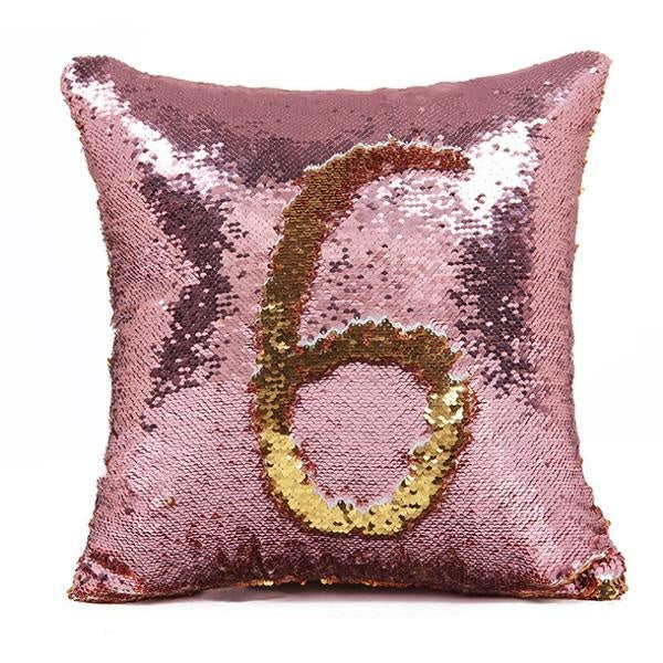 Mermaid Two Tone Sequin Pillow Cover | Stornfield