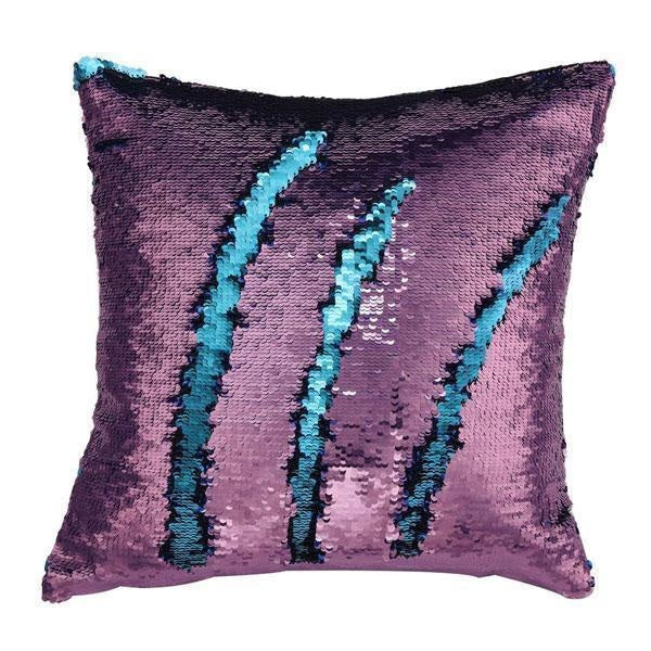 Mermaid Two Tone Sequin Pillow Cover | Stornfield